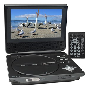 7" Axion Widescreen Portable DVD Player (Black)